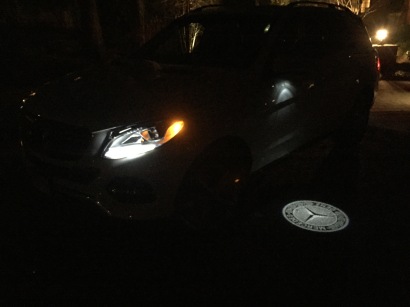 Mercedes' Night Security Illumination